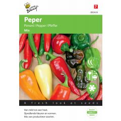 Zaden Peper Mixed 5 soorten Buzzy