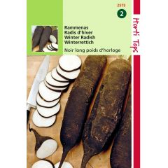 Zaden Rammenas Poids D'Horloge Type Lange Zwarte Hortitops