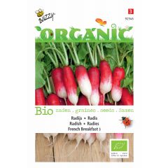 Zaden Organic Radijs French Breakfast 3 (BIO) Buzzy