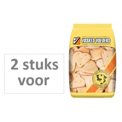 2 stuks! hondenvoer merg hartjes Voskes
