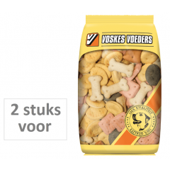 2 stuks! hondenvoer engelse koekjes Voskes