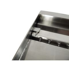 Ubbink niagara rvs waterval 90 cm met led inox 304 met lange uitloop