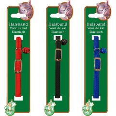 Kattenhalsband elastisch rood Kitten-en-kattenhalsbanden Gebr. de Boon