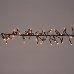 Kerstverlichting Classic clusterverlichting flash 384 LED / 2.4 meter en 32 LED knipperend met timer Anna's collection