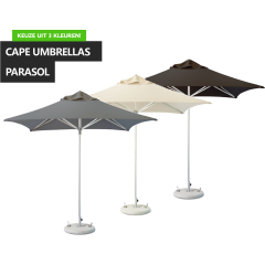 Outlet V Cape Umbrellas 1 parasol 250 x 250 cm voor 494.99 euro (6096344044002) Warentuin Collection