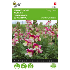 Zaden antirrhinum leeuwenbekje cherry twist 0.05 gram Buzzy