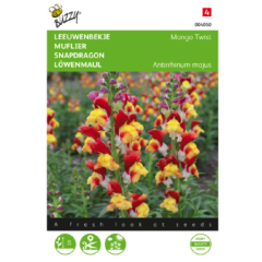 Zaden antirrhinum leeuwenbekje mango twist 0.05 gram Buzzy