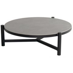 Carson koffietafel zwart dia. 126xH 38 cm Hartman