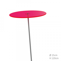 Sonnenfänger 1 Stück Rot-Rosa (Farbe fuchsia) mittel 120x15 cm Cazador Del Sol