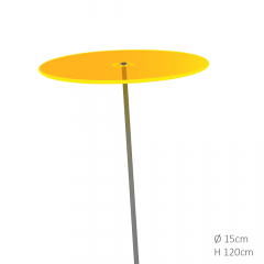 Sonnenfänger 1 Stück Gelb mittel 120x15 cm Cazador Del Sol