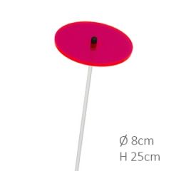 Sonnenfänger 1 Stück Rot-Rosa (Farbe fuchsia) klein 25x8 cm Cazador Del Sol
