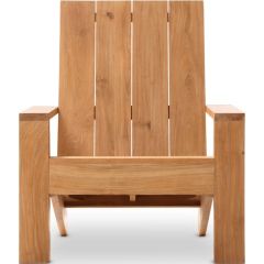 Adirondack bear chair Frame teak wood Knock-Down Chill Dept
