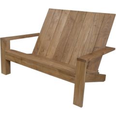 Adirondack 2-seater Frame teak wood Knock-Down Chill Dept