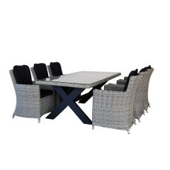 Diningset San Vito Lazio Grey Oosterik Home