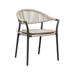 Casino Diningstoel Ash grey/Antraciet OWN