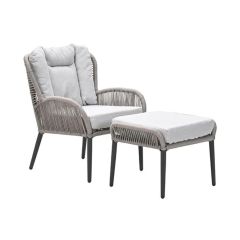 Andorra Fauteuil Voetenbank Valley Sand Garden Impressions