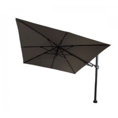 Barletta vrijhangende zweefparasol 3x3 m. grijs Borek