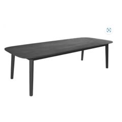 Lennon tafel 280x110x76 cm teak charcoal finish Max&Luuk