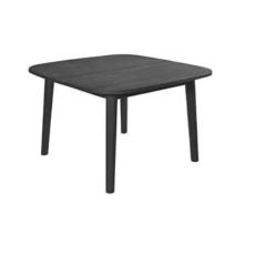 Lennon tafel 120x120x76 cm teak charcoal finish Max&Luuk