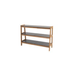 Liv teak tuinkast met 3 HPL planken 4SO