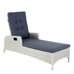 Ligbed Long Beach Salty Grey D 162 x B 68 x H 105 cm Oosterik Home