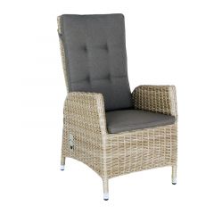 Verstelbare stoel Santa Cruz Trout Grey Oosterik Home