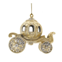 Ornament pvc koets h13 cm Kurt S. Adler