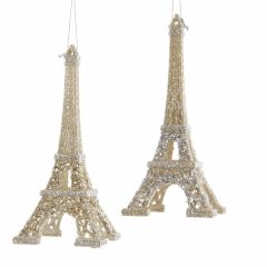 Ornament plc eiffeltoren goud l14 cm Kurt S. Adler