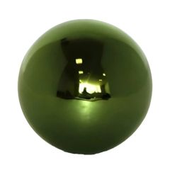 Dekokugel Hexe Grün glänzend Edelstahl 25 cm Buitengewoon de Boet