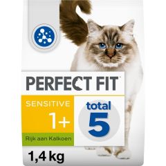 Droogvoer kalkoen voor volwassen katten sensitive 1.4kg stazak Mars