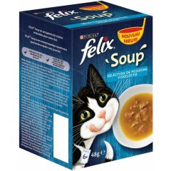 Felix soup vis selectie mp 6x48gr Felix