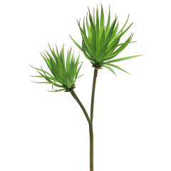 Agave plant pick x2 green 64 cm kunstbloem Nova Nature