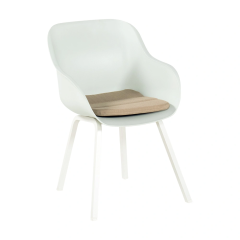 Le Soleil Element Dining Tuinstoel Wit/Wit Hartman