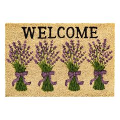 Ruco Print Lavendar Welcome 40x60 cm deurmat Hamat