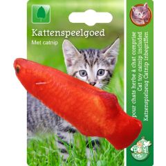 Boon kattenspeelgoed vis plus catnip 11 cm oranje Gebr. de Boon