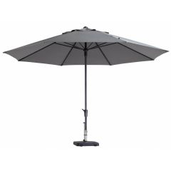 Stokparasol Timor dia. 400 cm light grey zonwering Madison