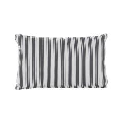 Outdoor-Kissen 30x50 cm Anthrazit gestreift Anna's Collection