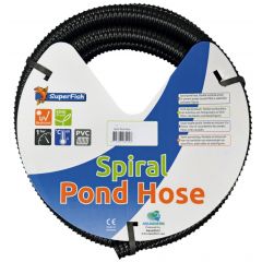 Afvoerbuizen Zwarte spiraalslang 20 mm 10m Superfish