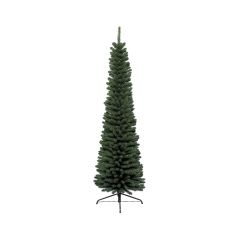 Kunstkerstboom Pencil pine h150 cm dia 45 cm  extra smal groen Everlands