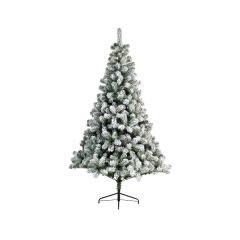 Kunstkerstboom Imperial pine snowy h150 D97 cm groen/wit Everlands