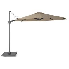 Zweefparasol Halifax/Bermuda T2 Taupe D350 Platinum