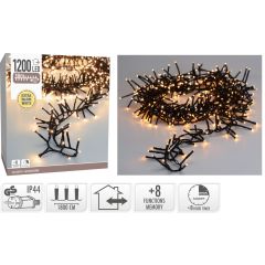 Maxi Cluster 1200 LED Extra Warm Wit kerst 18 meter Nampook