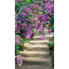 Bloemen trap 70x130cm Tuinschilderij Customize-it