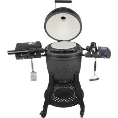 Outlet F Grills Kamado barbecue iQ Carbon Black inclusief 20 accessiores (601160257353) Warentuin Collection