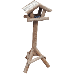 Vogelhaus auf einem Pfosten und Dachrohr 125 cm Garden Mix