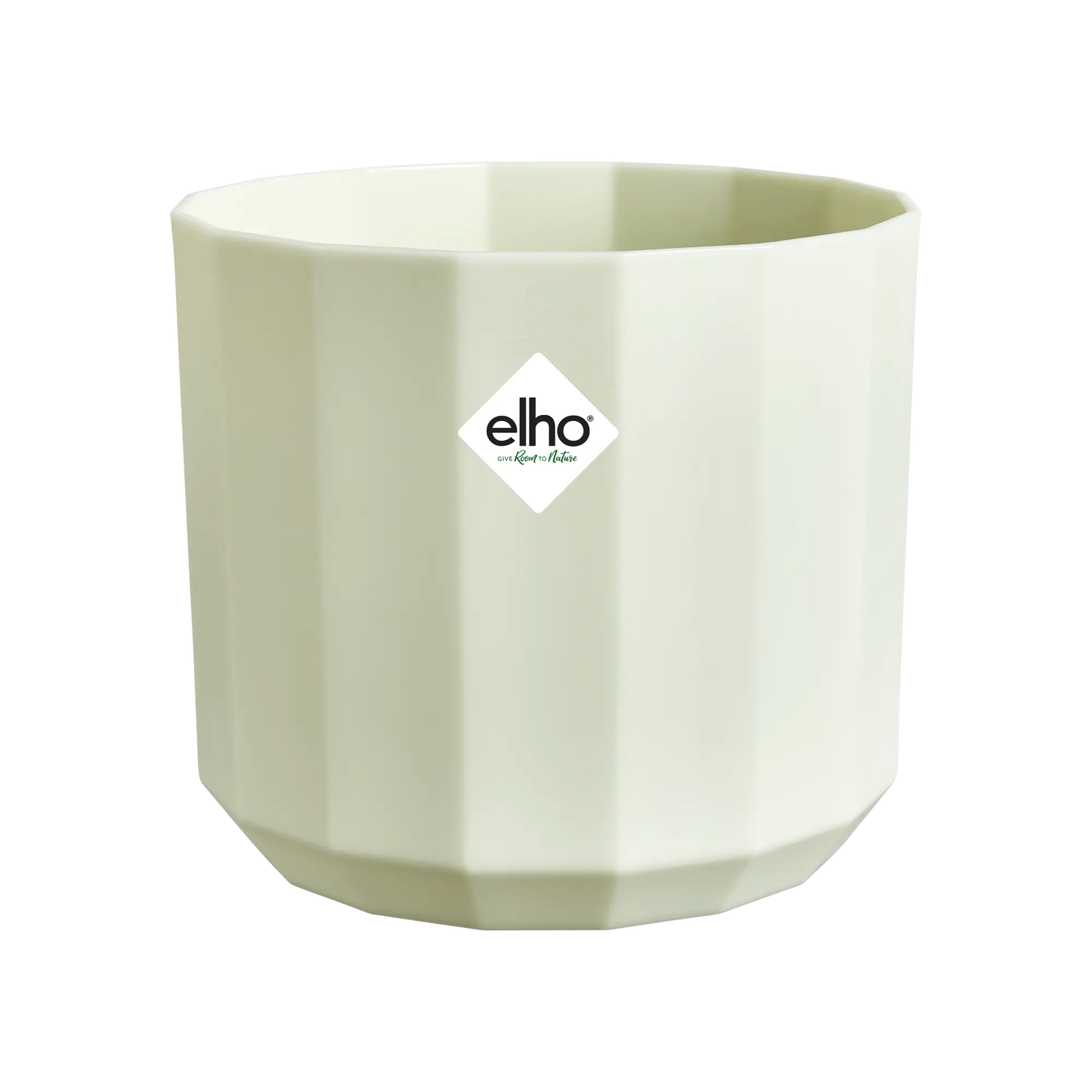 Elho Facet rond 14 cm theegroen bloempot – groen