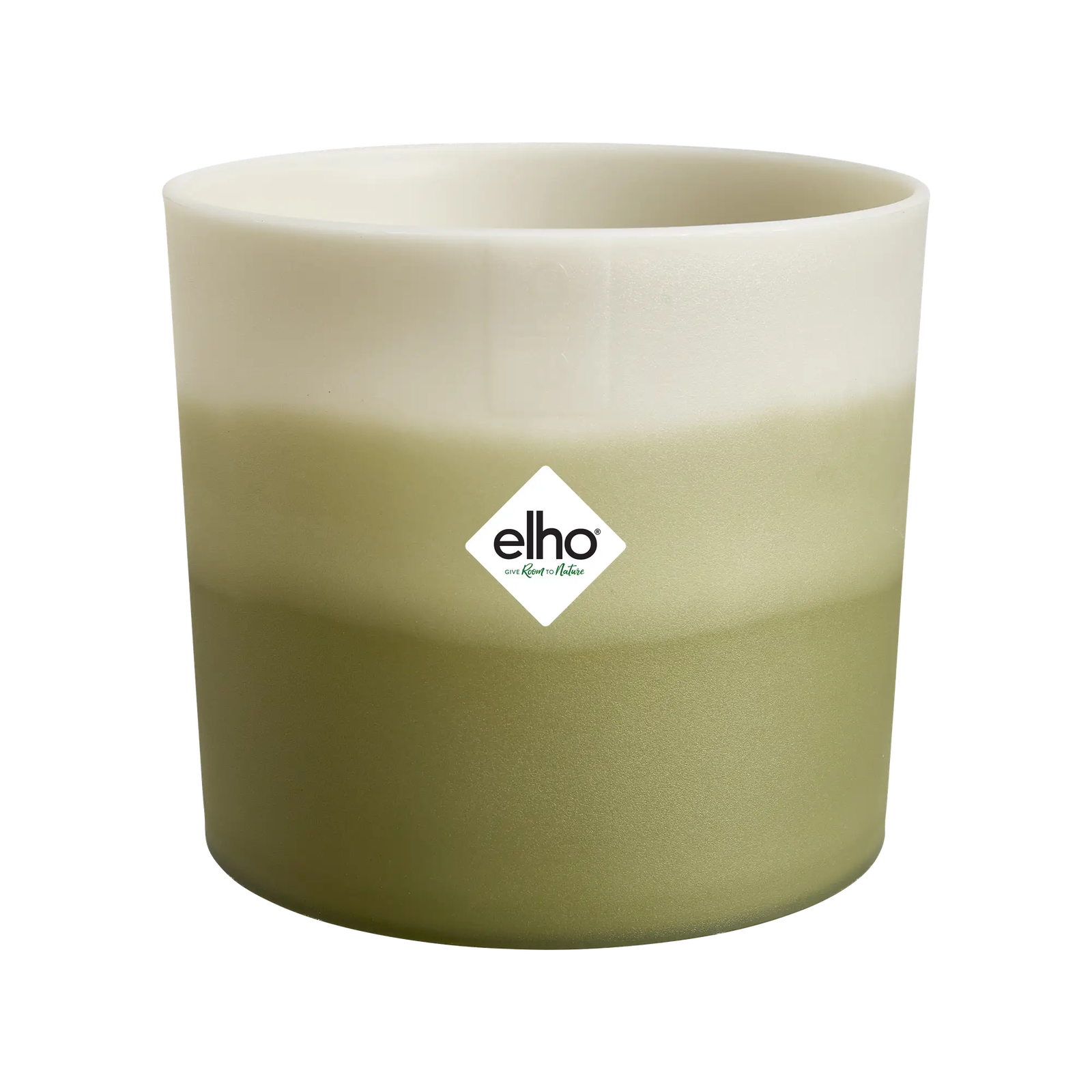 Colour gradient rond 18 cm bamboegroen bloempot elho - Elho