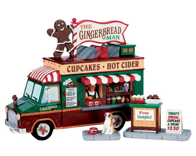 Kerstfiguur The gingerbread man set of 3 LEMAX - Lemax