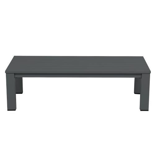 Lincoln lounge tafel 140x70 carbon black Garden Impressions