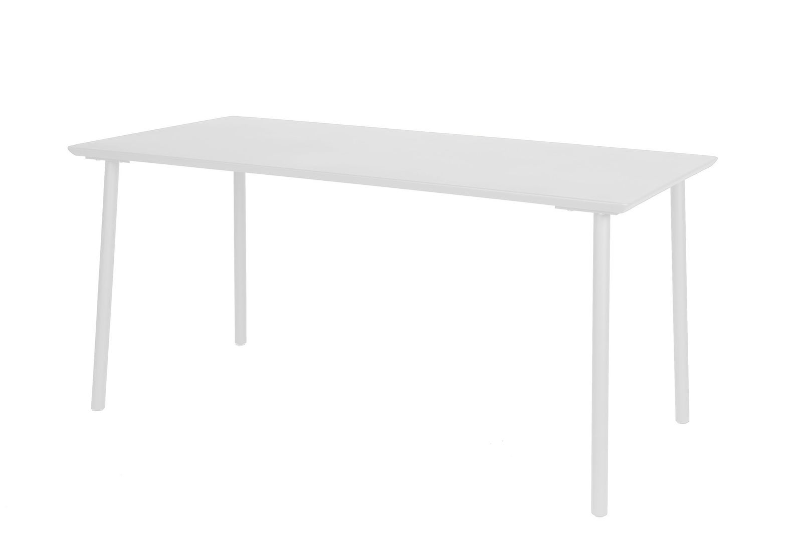 George table 160x80x75 cm alu white Max Luuk